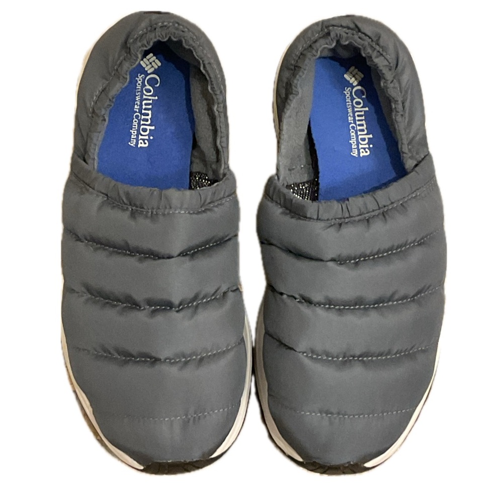 NEW Columbia Palermo Black Insulted Slip -ons Winter Sneakers .